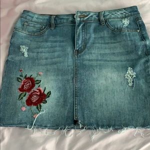 Denim skirt